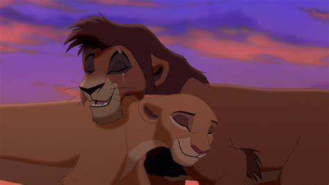 Kiara and Kovu reunited as they hugged and nuzzling | Lion king, Lion ...