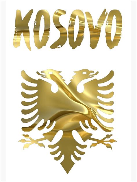 "Kosovo - Albania Flag" Art Print by Sineater | Redbubble