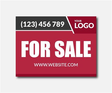 Premium Vector | Land for sale home for sale yard sign design