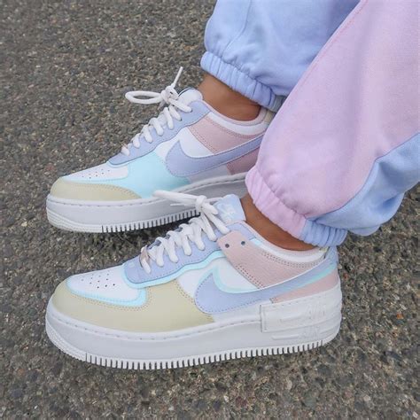 Nike WMNS AF1 Outfit Shadow Air Force 1 Summit White Multi Women CI0919-106 Casual Shoes | Nike ...