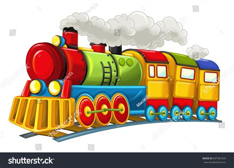 Travel By Train Clipart For Children