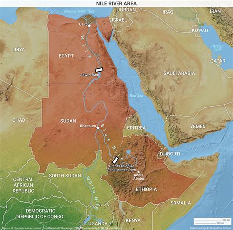 Map Nile River Africa - Share Map