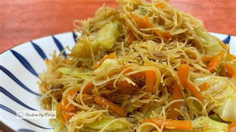 Stir-Fry Rice Vermicelli | Madam Ng Recipe