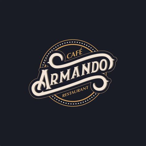 Restaurant logo lettering | Restaurant logo design, Vintage logo design, Logo restaurant