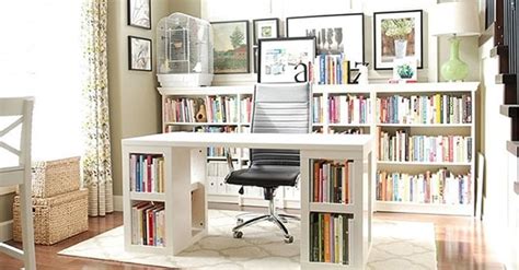 Home Office Storage Ideas - Decorated Office