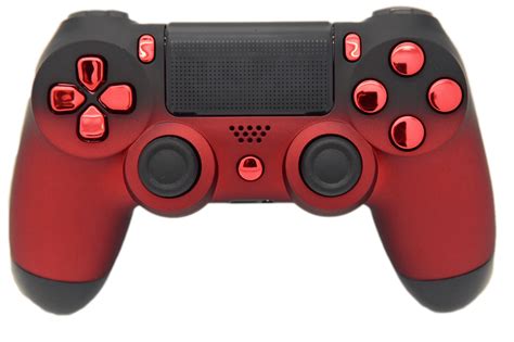 Red & Black Fade "Soft Touch" Custom PS4 Controller - Walmart.com - Walmart.com