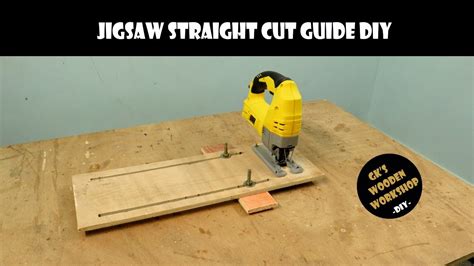 Jigsaw Straight cut Guide Diy | Jigsaw guide| DIY | GK’s Wooden Workshop – Diypzy