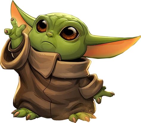 Yoda PNG baby transparent image download, size: 702x613px