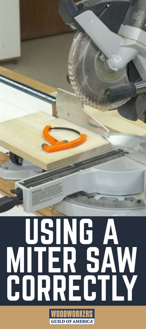 Using a Miter Saw Correctly: Beginner Tips | WWGOA | Woodworking, Woodworking tips, Best ...