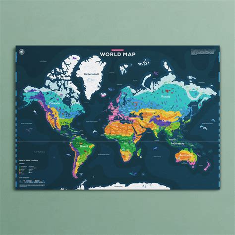 World Map Poster – in a nutshell – kurzgesagt World Map Poster, All Poster, Poster Wall Art ...