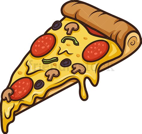 Special Pizza Slice Cartoon Clipart Vector - FriendlyStock