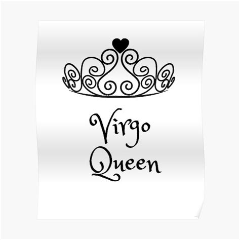 "Virgo Queen Zodiac Sign" Poster for Sale by UptownMatt91 | Redbubble