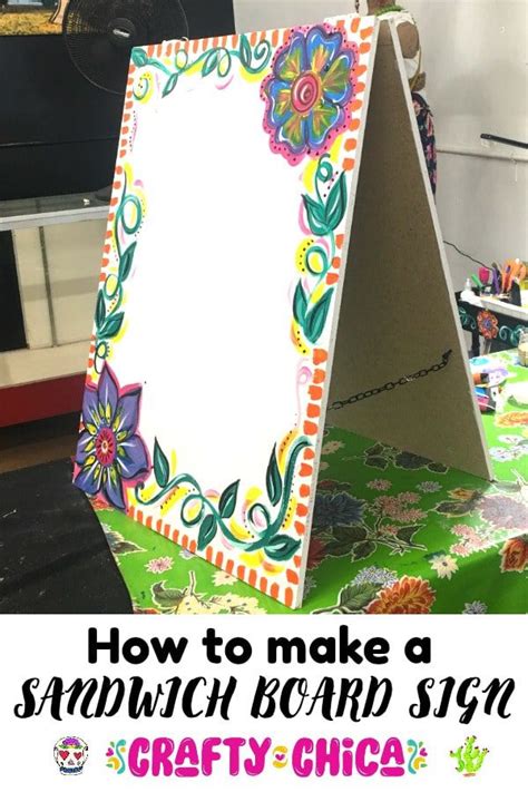 How to make sandwich board signs - Crafty Chica