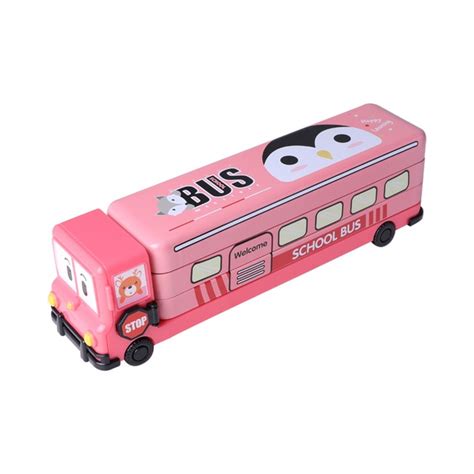 Cute Creative bus Pencil Case For kids Multifunction Pencil Box School Pencil Bag-in Pencil ...