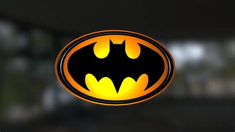 Batman 1989 Logo - Download Free 3D model by Ian Dowson (@eonie316) [b15d3d6] - Sketchfab