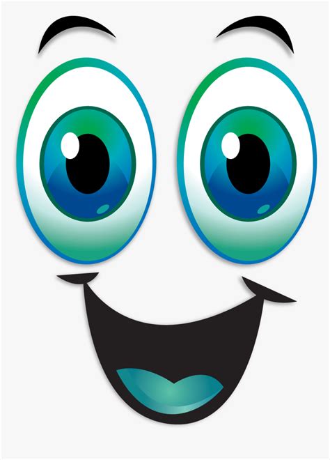 Eyes Clip Art Smiley - Happy Eye Cartoon Clipart, HD Png Download , Transparent Png Image - PNGitem