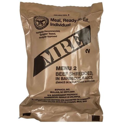 Military MRE Meal Genuine U.S. Issue | Meal Ready to Eat