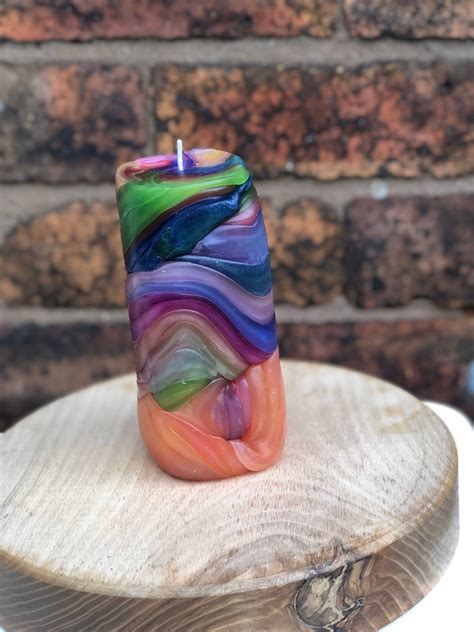 Colourful Pillar Candle-swirl Candle-fancy Candle Colourful | Etsy UK | Fancy candles, Candles ...