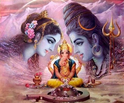 Lord Ganesha - The son of Lord Shiva and Goddess Parvati