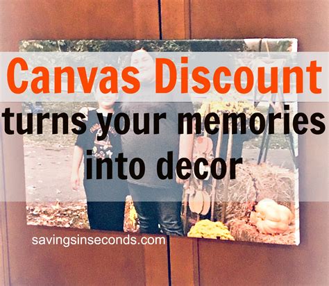 Canvas Discount turns your memories into decor #canvasdiscountcom promo code #ad