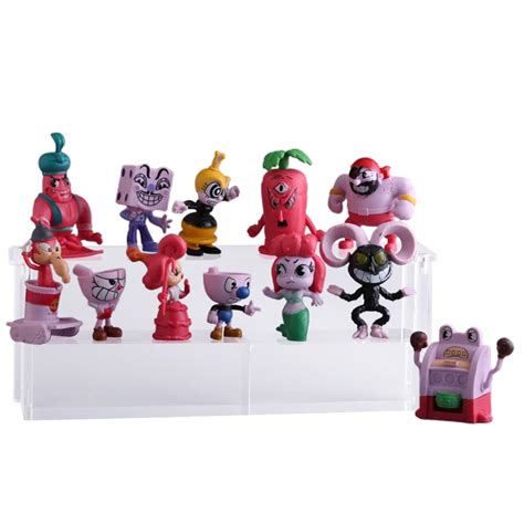 Buy 12 Pcs Cuphead Figures - Cuphead Action Figures Set, Cuphead Collectible Figure - PVC Mini ...