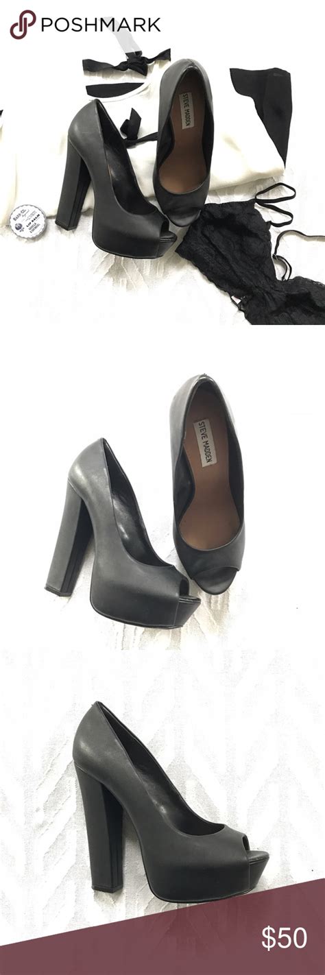 NWOT Steve Madden chunky heel | Platform heels chunky, Steve madden shoes heels, Chunky heels