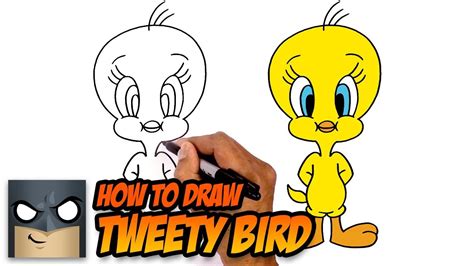 how to draw tweety bird step by step How to draw tweety bird - Step by Step Drawing