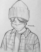 Korean Pencil Cool Anime Boy Drawing : Pencil Sketch Of Korean Boy By ...