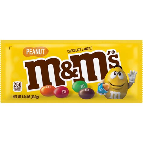 M&M'S Peanut Milk Chocolate Summer Candy Single Size – 1.74oz – BrickSeek