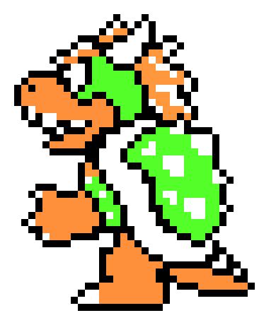 Super Mario Bros 3 Bowser Pixel Art / One of my favorite mario games! - img-nu