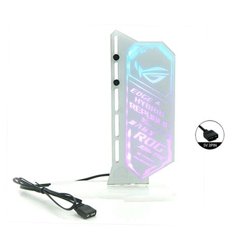 BRACKET ROG GPU HOLDER RGB 5V A-RGB SYNC - WHITE