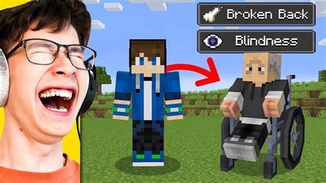 I Fooled My Friend Making Him OLD in Minecraft - YouTube