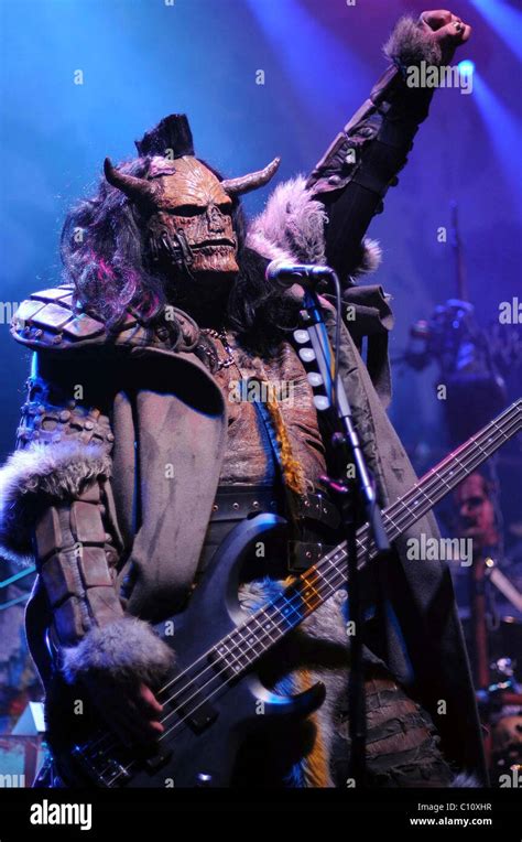 Lordi The 2006 Eurovision Song Contest winners and Finnish heavy metal band perform at the ...