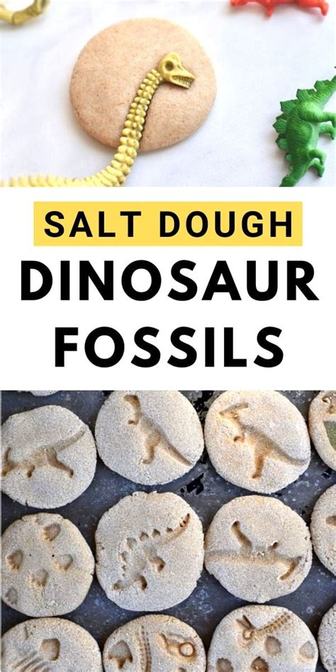 How to Make Dinosaur Fossils for Kids {From Salt Dough!} - Make Life Lovely