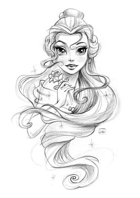 Disney Princess on Behance | Disney drawings sketches, Disney princess ...