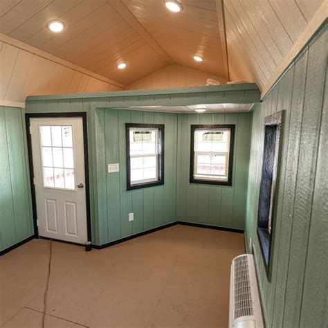 Oooo La La! Look at this cute tiny home! Rapture Blue on the exterior ...