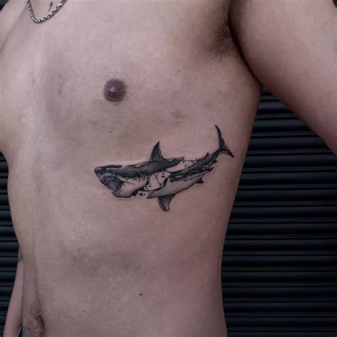 Hammerhead Shark Skeleton Tattoo