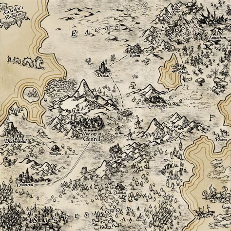 How To Draw A Fantasy Map By Hand | cordelizado