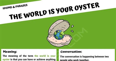 The World is Your Oyster: Definition and Examples of this Useful Term ...