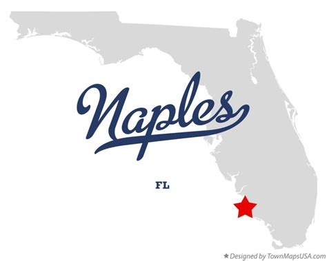 Map of Naples, FL, Florida