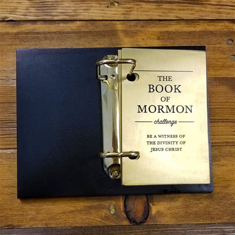 Book of Mormon Golden Plates Read the Book of Mormon Challenge - Etsy