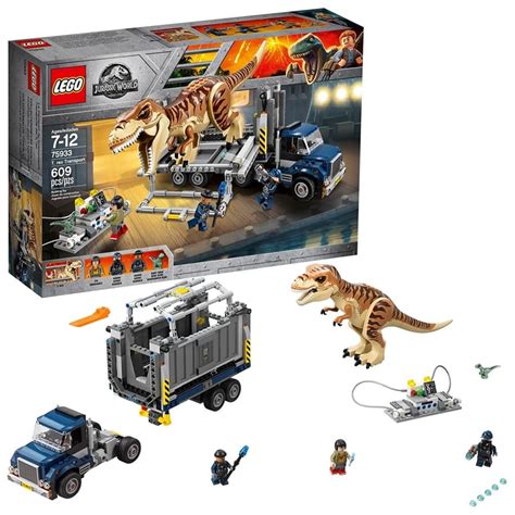 LEGO Jurassic World T. Rex Transport Building Kit