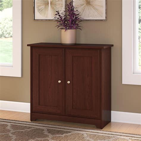 Copper Grove Daintree Small Storage Cabinet with Doors in Cherry 31.38 ...