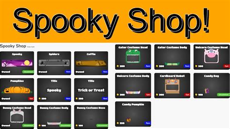 Everything NEW In The Blooket SPOOKY SHOP! - YouTube