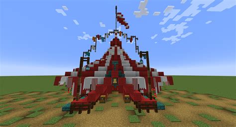 Fairground structures / Circus tent Minecraft Map