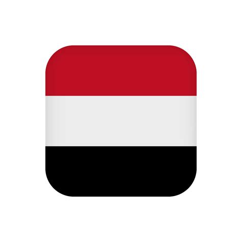 Yemen flag, official colors. Vector illustration. 10422637 Vector Art at Vecteezy