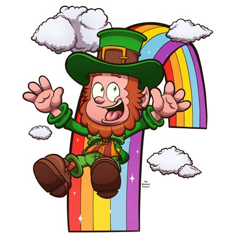 Leprechaun Following Rainbow by TheMaskedTooner on DeviantArt