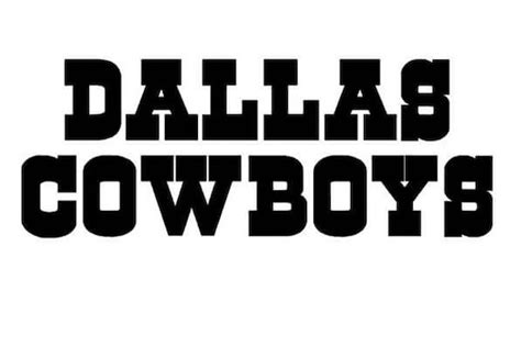 Dallas Cowboys font - Fontspace.io