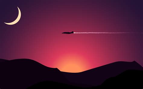 Airplane Sunset Wallpapers - Wallpaper Cave