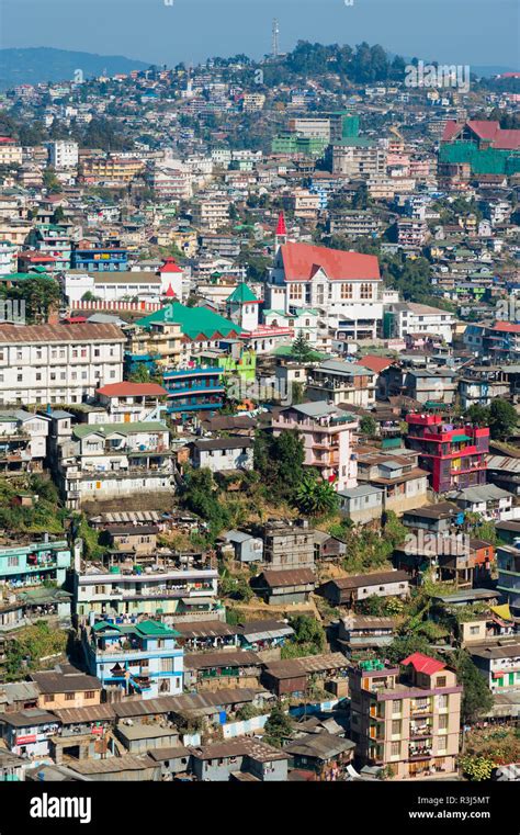 View of kohima city hi-res stock photography and images - Alamy